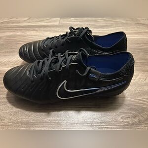 Nike Legend 10 Elite FG Black Chrome Hyper Royal